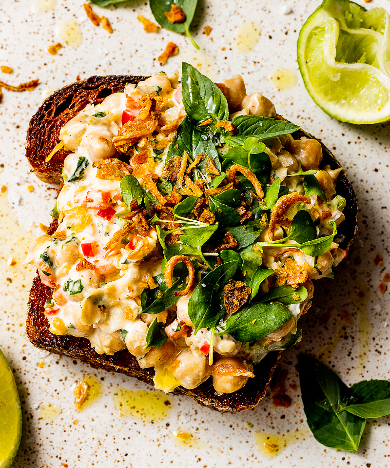 Vegan Thai Basil Chickpea Salad Recipe_Midpage 2
