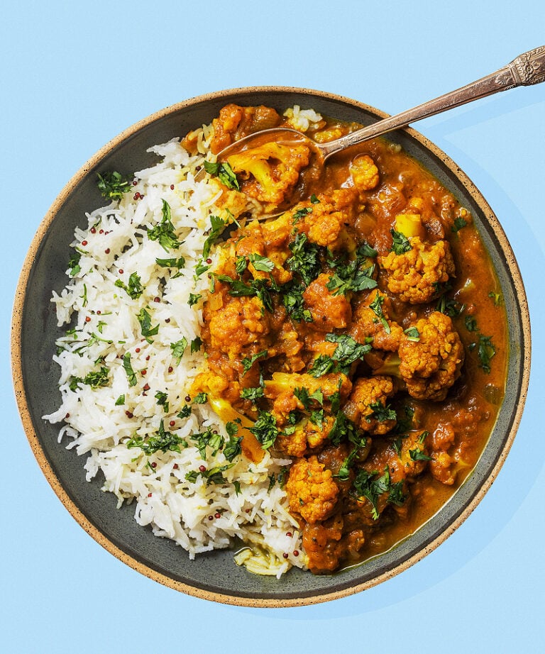 Easy Mango Cauliflower Curry Recipe Exploring Vegan