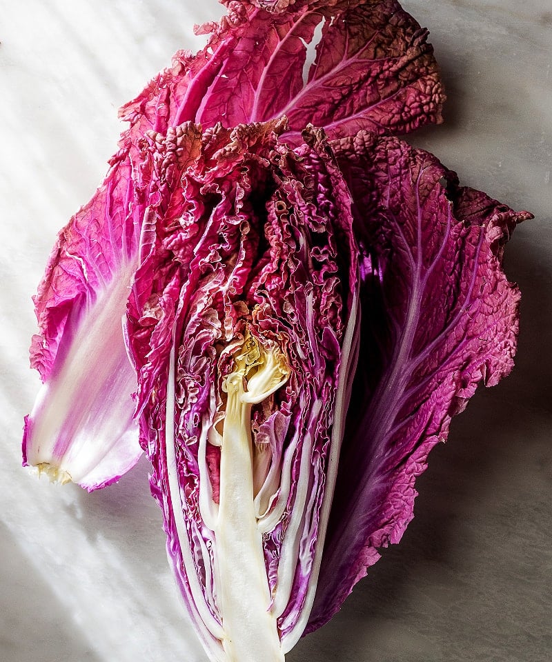 Red Napa Cabbage Salad Recipe with Mint_Midpage 2