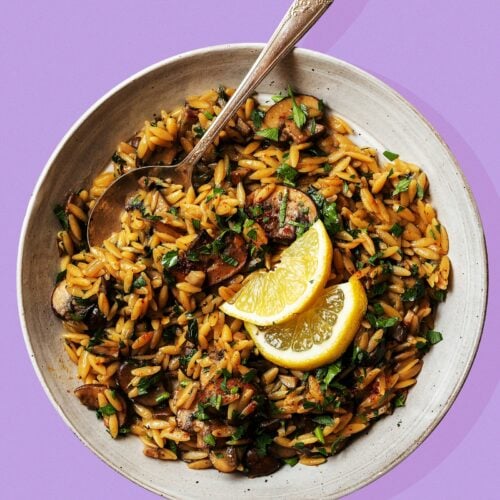 One-Pot Vegan Mushroom Orzo_Hero Image