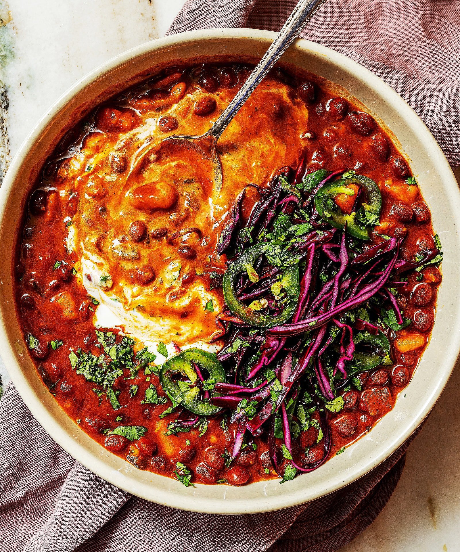Vegan Sweet Potato Chili | Exploring Vegan