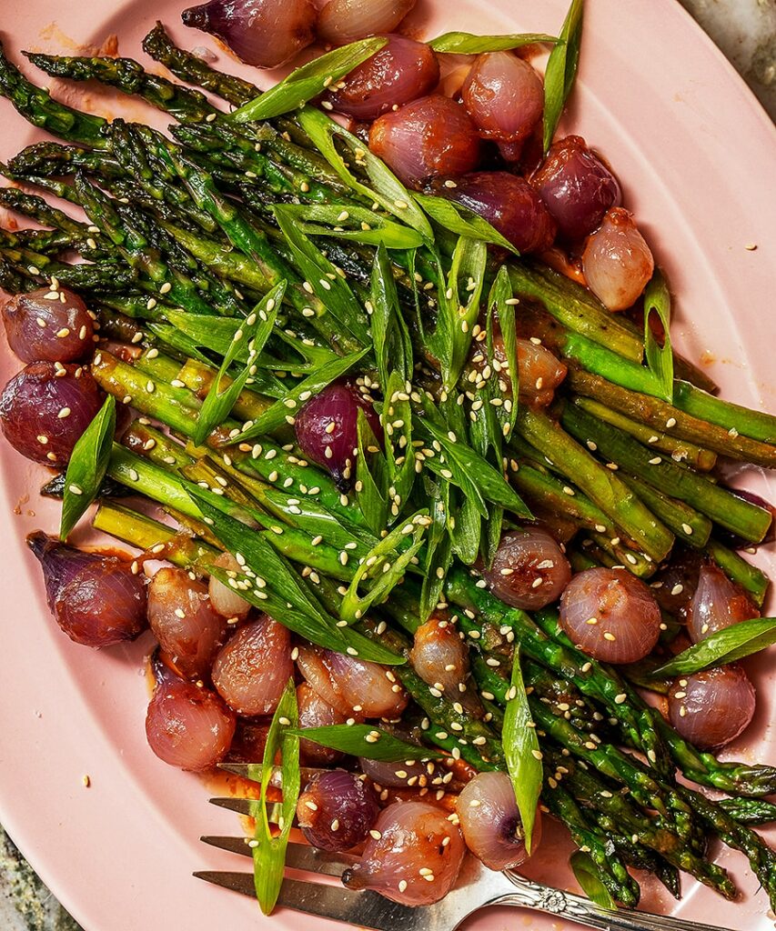 Asparagus with miso