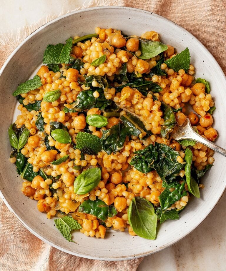 Lemony Couscous and Chickpeas Exploring Vegan