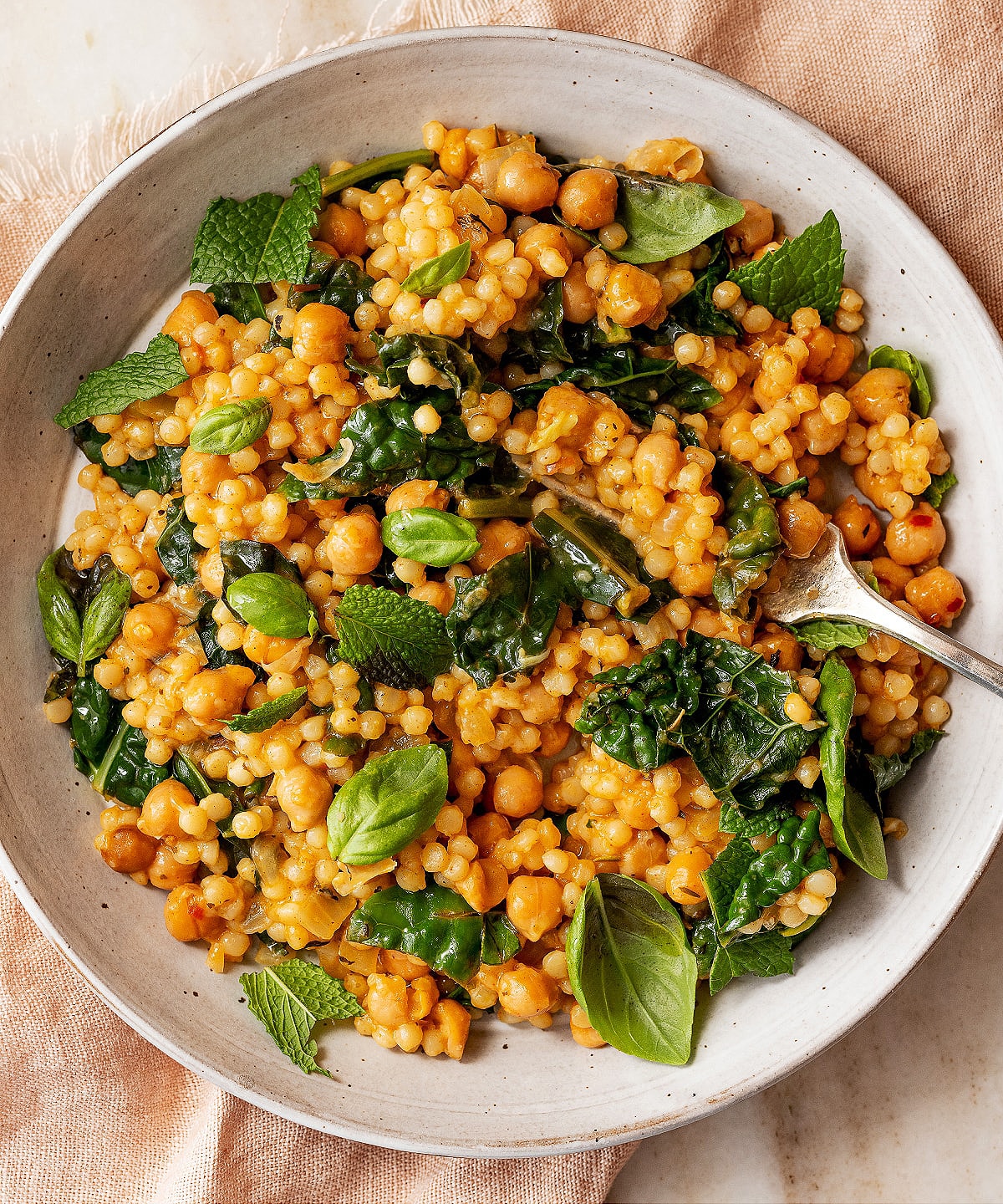 Lemony Couscous and Chickpeas Exploring Vegan
