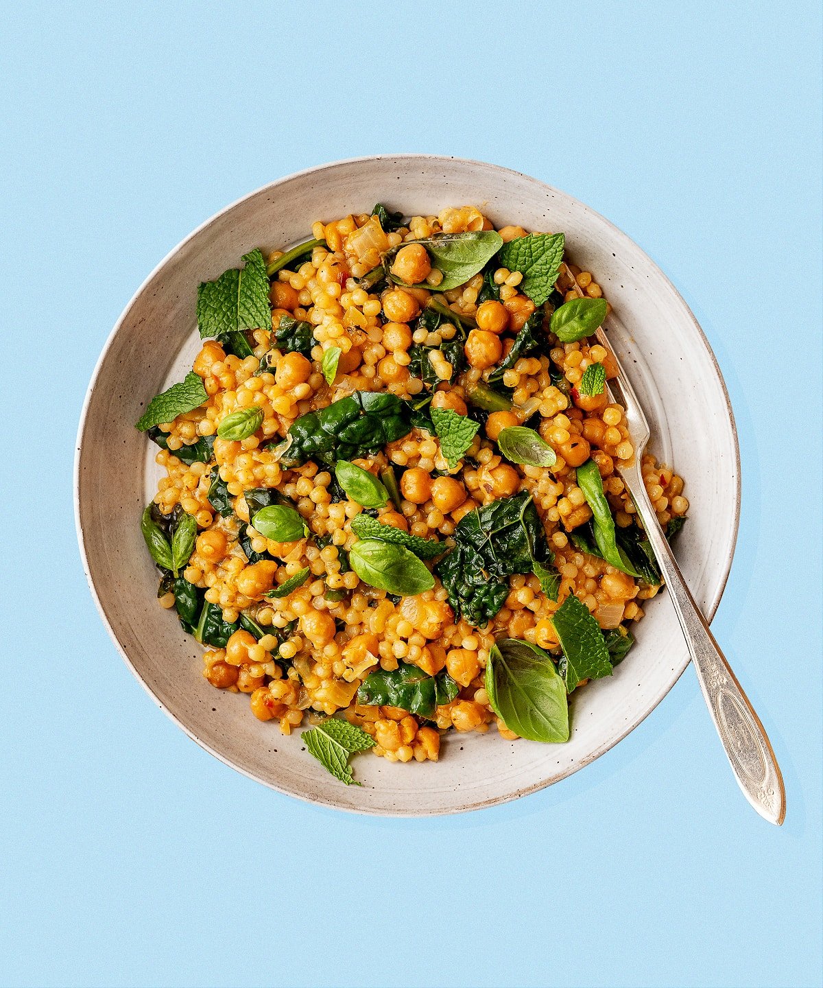 Lemony Couscous and Chickpeas