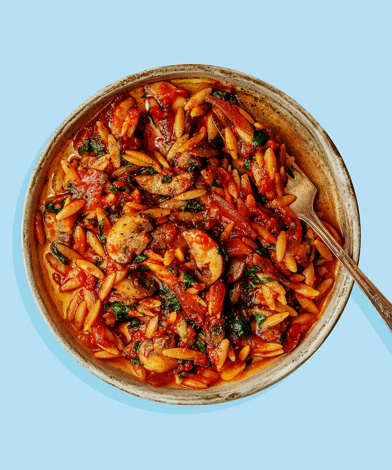 Vegan Tomato Orzo