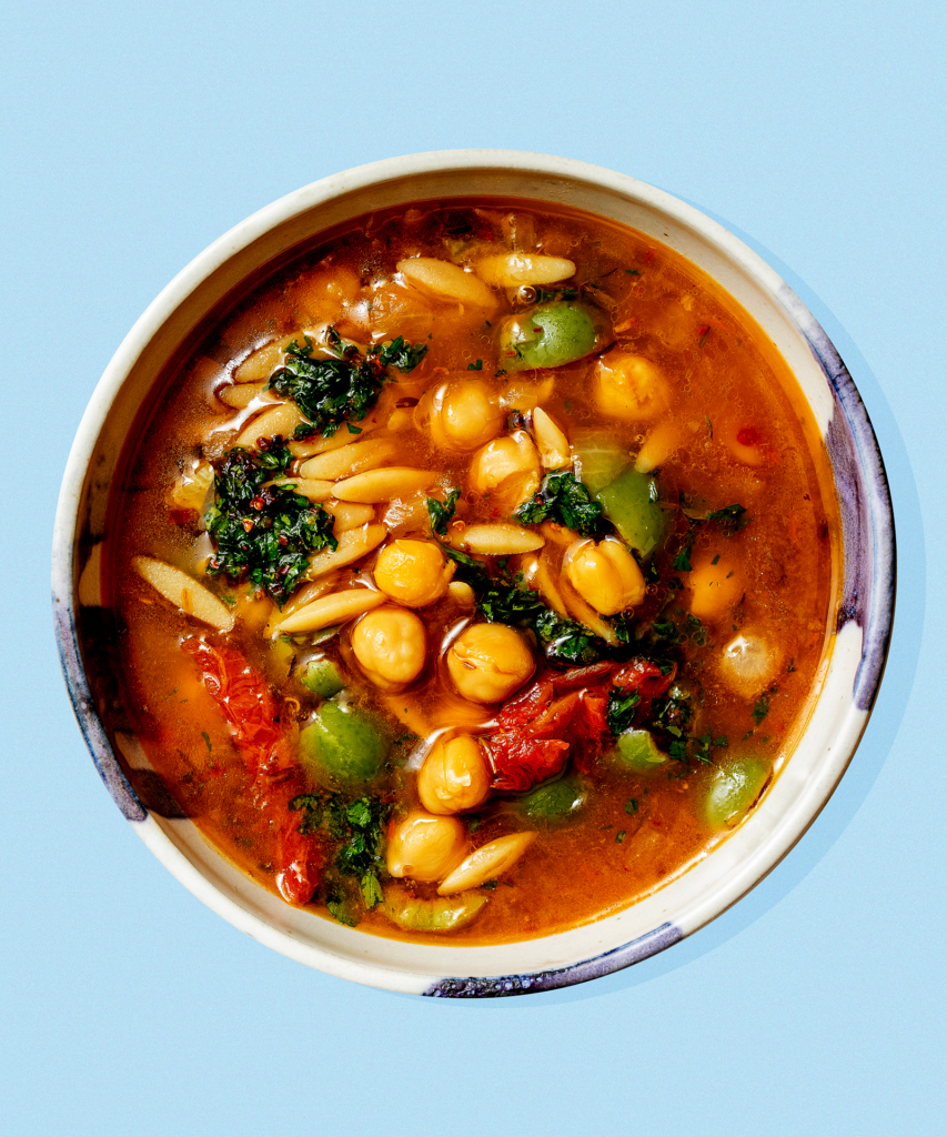 Green Olive Soup | Exploring Vegan