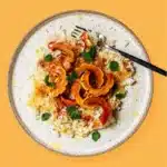 Maple-Roasted Squash with Crispy Rice