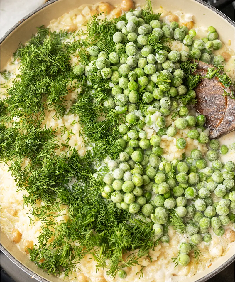 Add peas