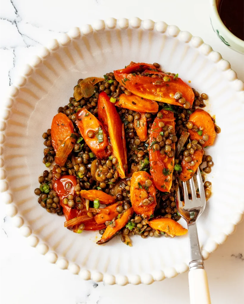 Easy lentil salad recipe