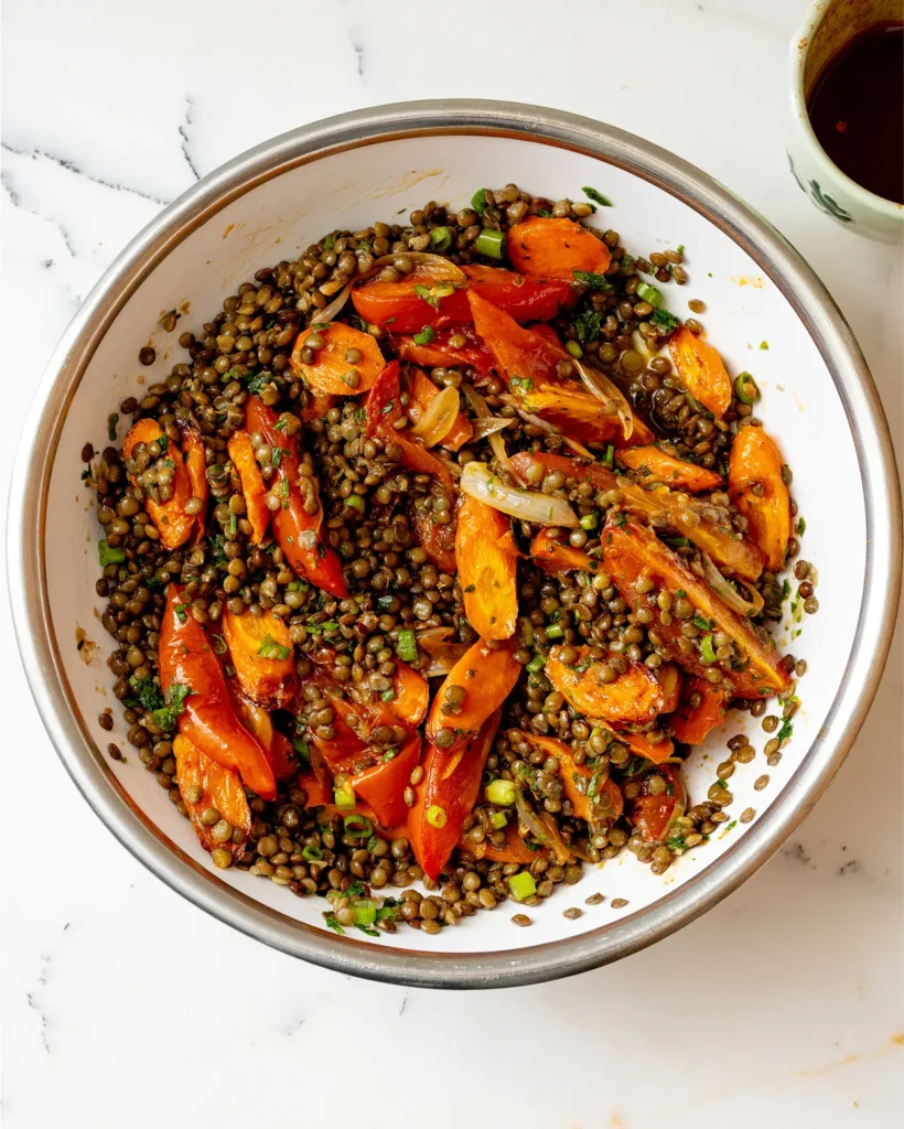 Easy vegan lentil salad recipe
