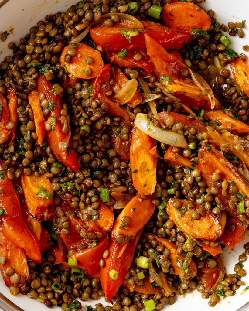 Harissa Lentil Salad Recipe