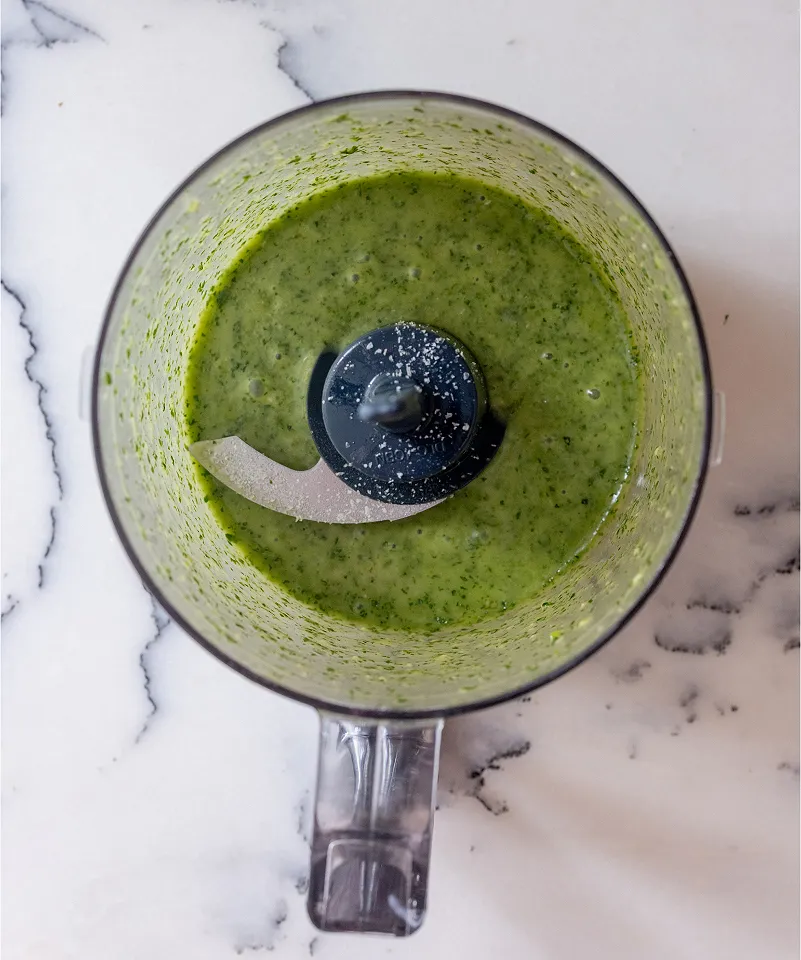 Sweet lemon-basil vinaigrette