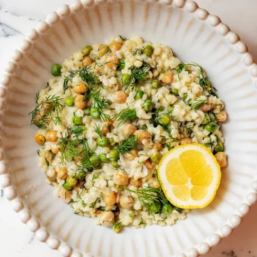 Vegan Creamy Pasta with Peas