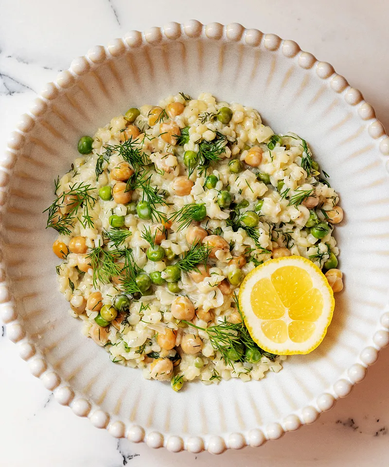 Vegan Creamy Pasta with Peas