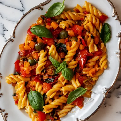 Vegan Tomato-Olive Pasta_Hero Image