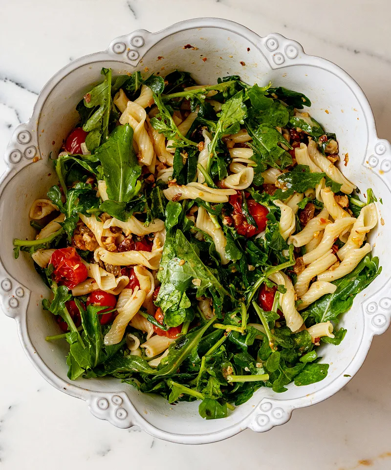 Arugula pasta salad recipe