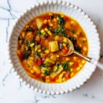Vegan Poblano-Pumpkin Corn Chowder Hero