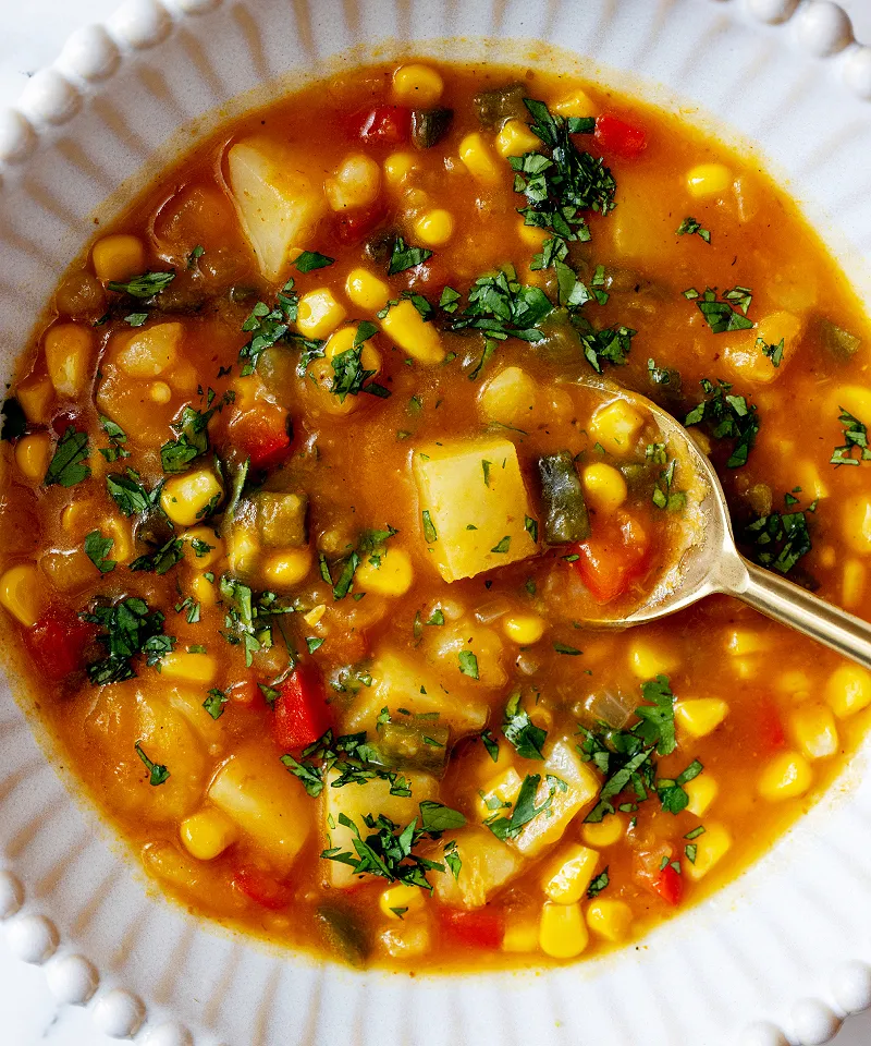 pumpkin corn chowder