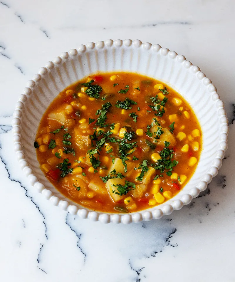 vegan pumpkin chowder