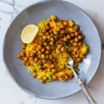 Turmeric Rice with Crispy Chickpeas_Hero Image