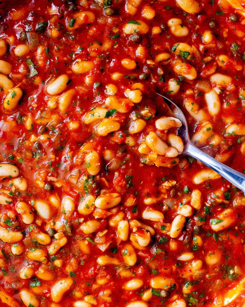 Spicy White Beans with Capers Recipe