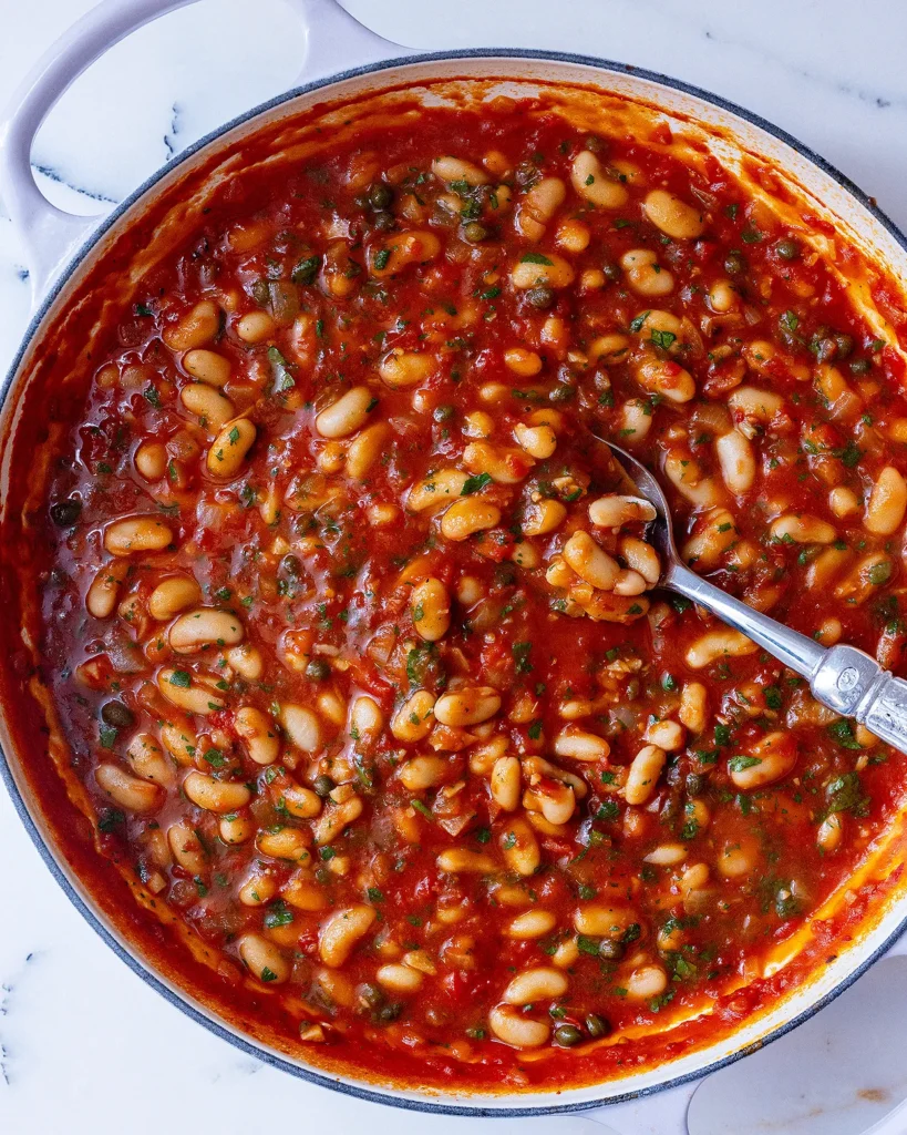 Vegan white beans with capers recipe