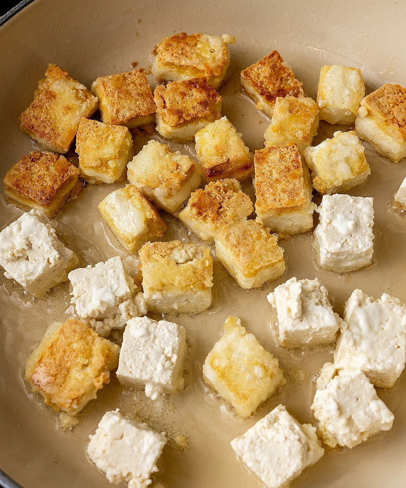 Pan-fried tofu