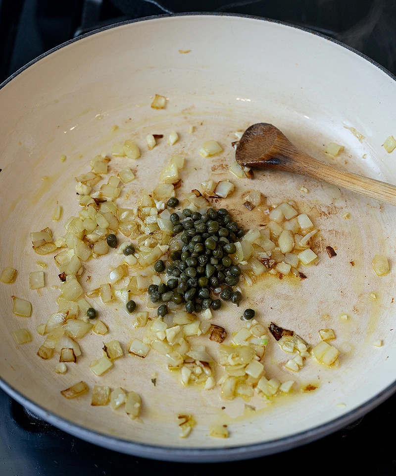 Add capers
