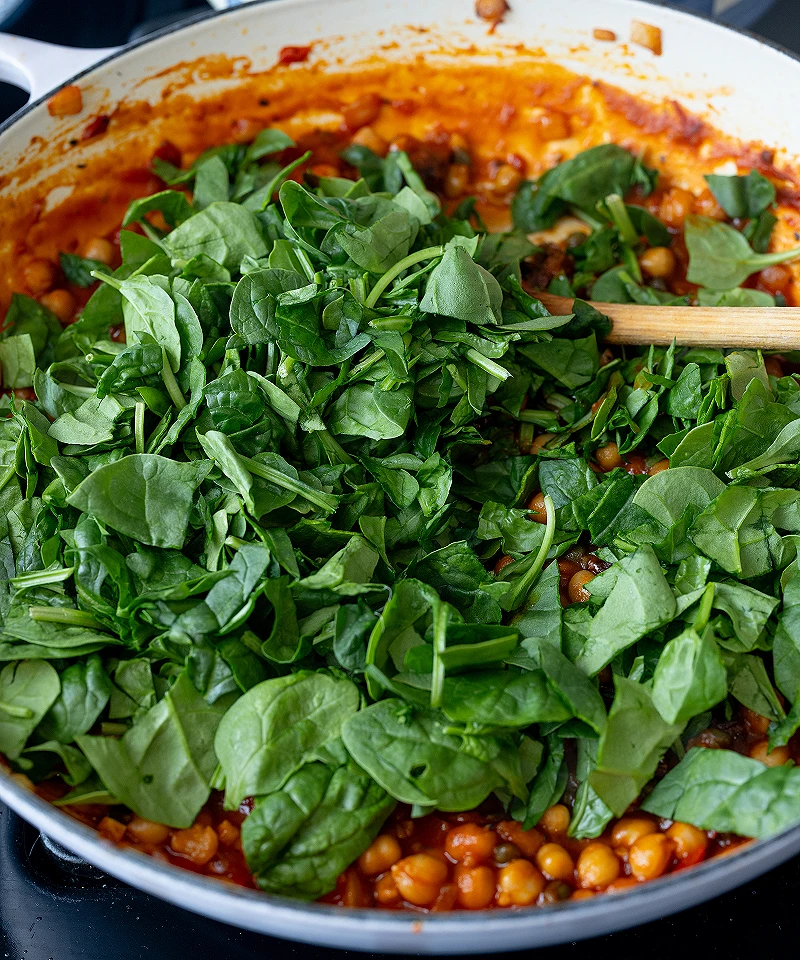 Add spinach