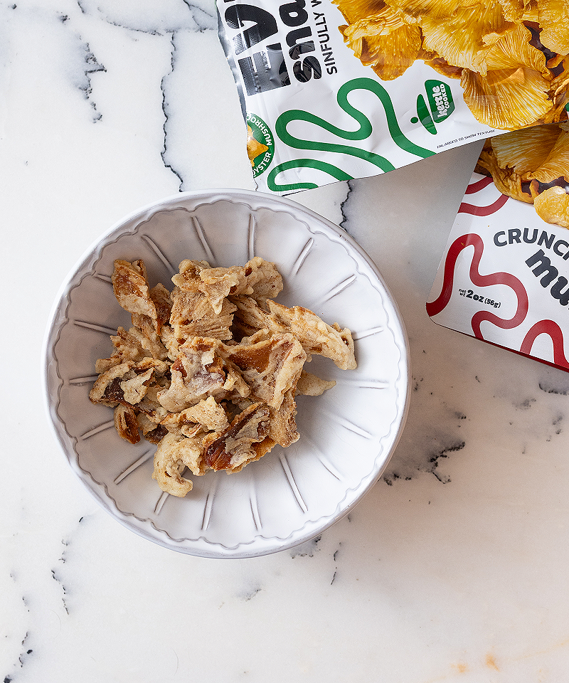Evil Snacks Crunchy Mushroom Chips