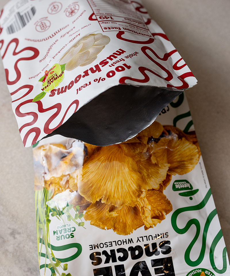 Evil Snacks mushrooms