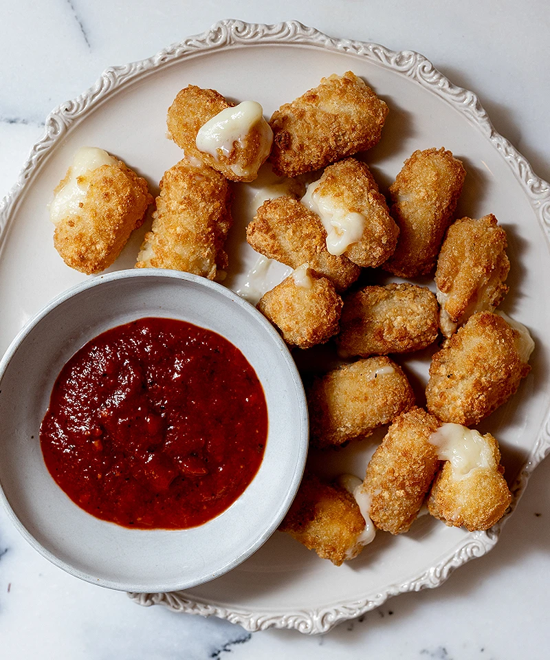 Plant-Based Mozzarella Sticks