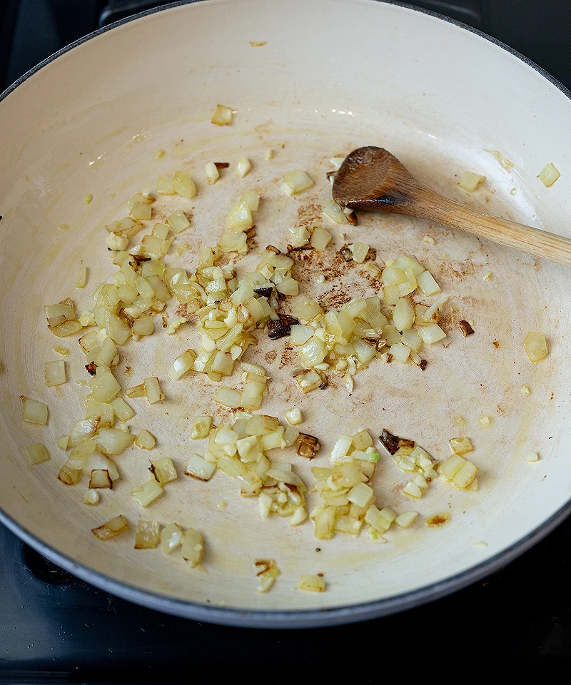 Saute onion