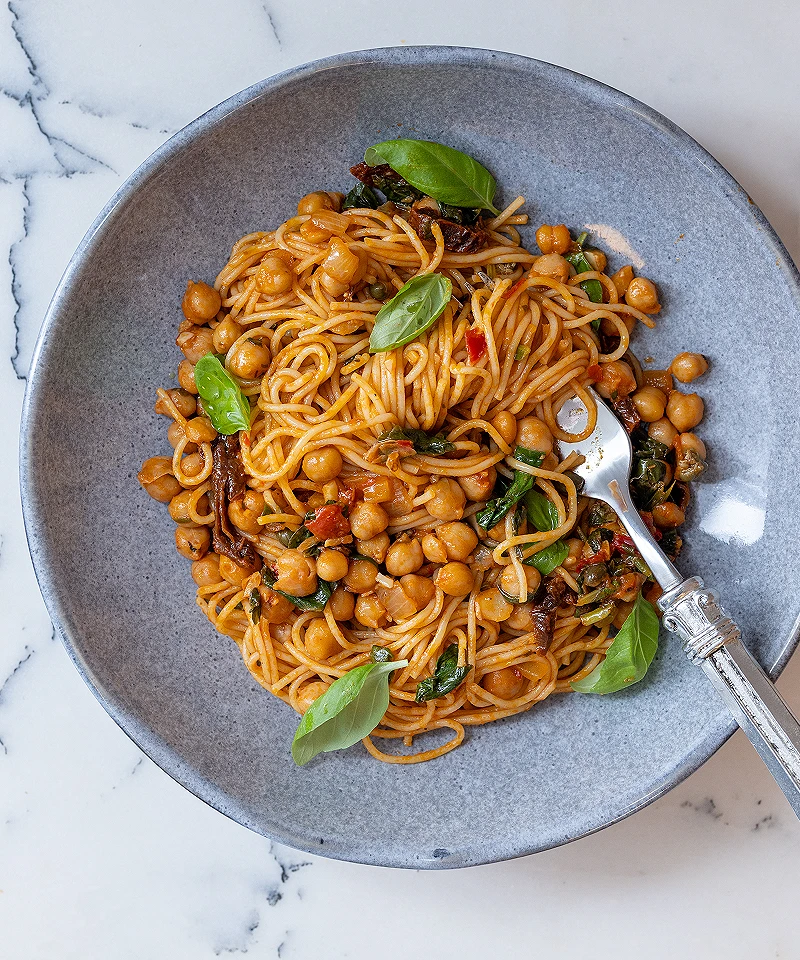 Sun dried tomato pasta vegan