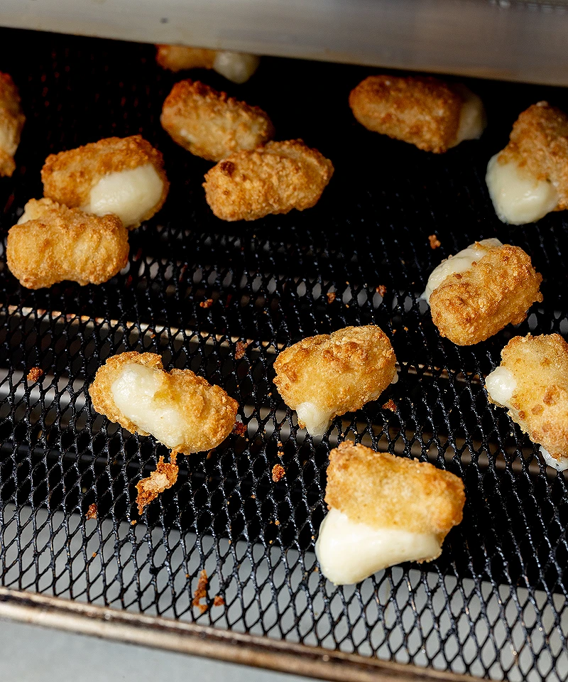 Vegan cheese in air fryer