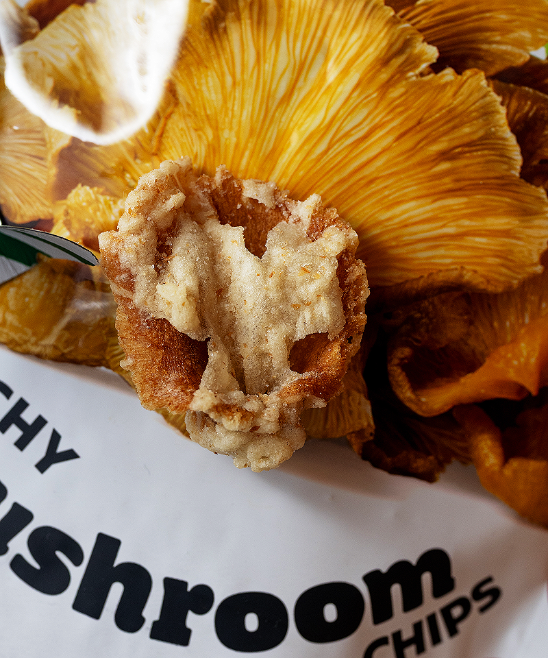 Vegan mushroom chips