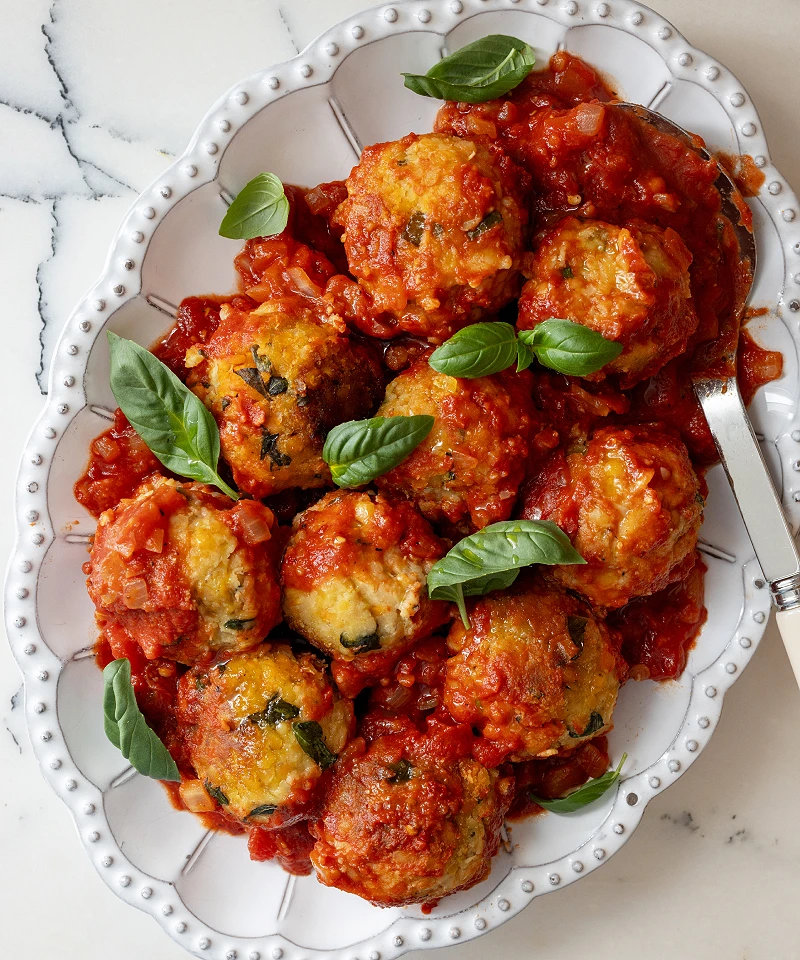 Vegan Garlic-Ricotta Red Lentil Balls_Hero Image