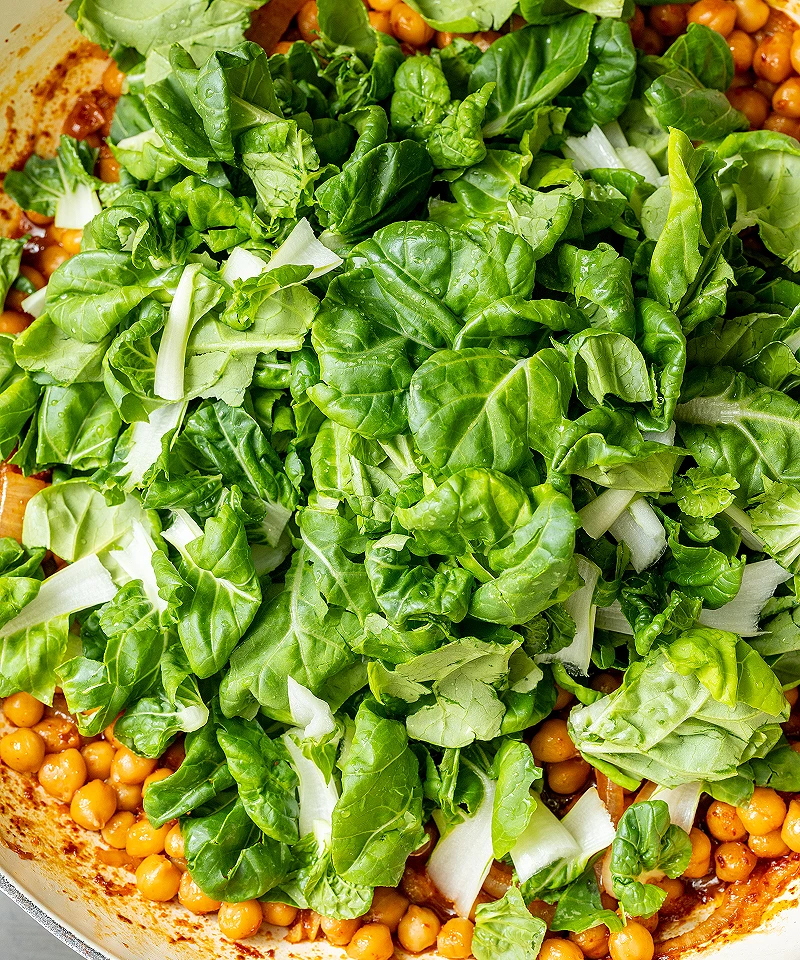 Add bok choy